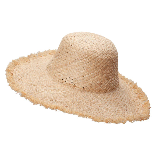 Women's Short Fringed Brim Hat