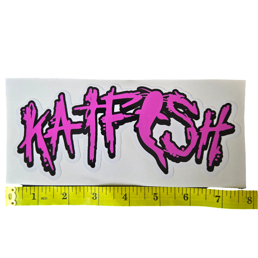 KATFISH Graffiti PINK Decal
