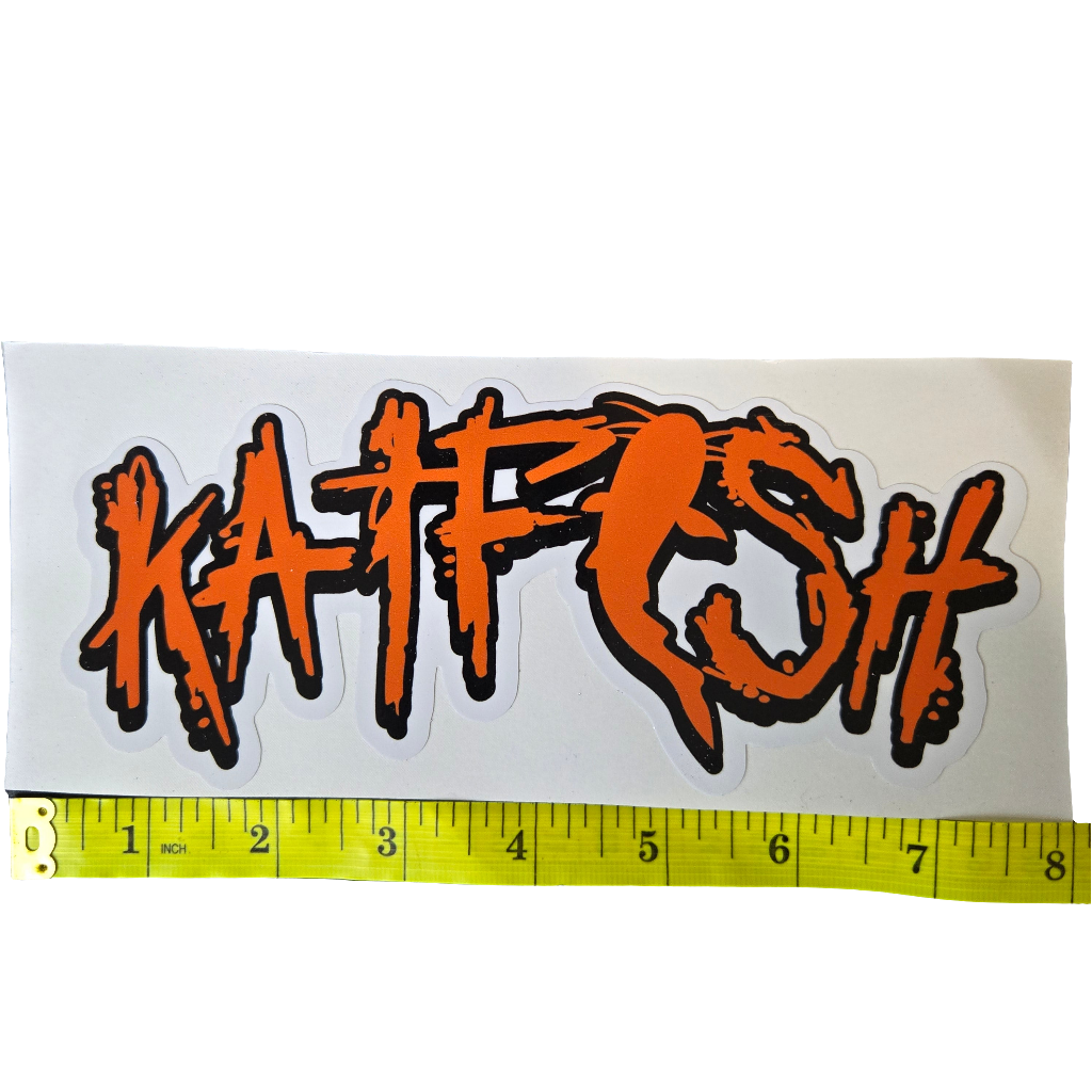KATFISH Graffiti ORANGE Decal