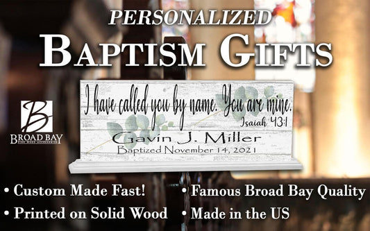 Baptism Gift Personalized For Boys Or Girls - I Have Called You By Name