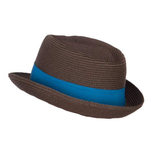 UPF 50+ Wide Band Braid Fedora