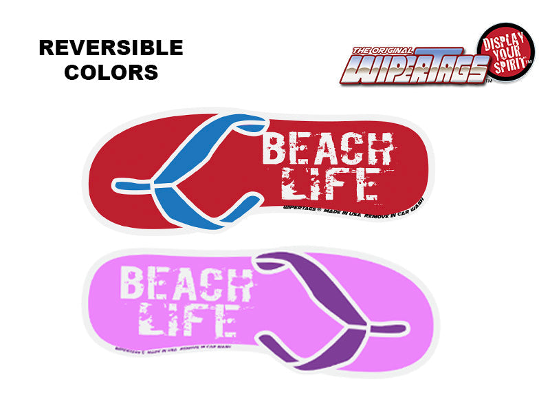 Beach Life Sandals WiperTags
