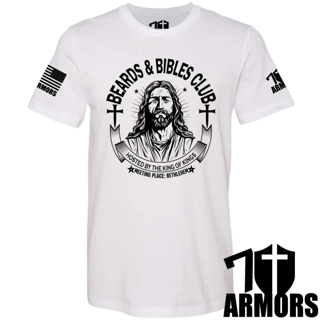 BEARDS AND BIBLES CLUB T-SHIRT