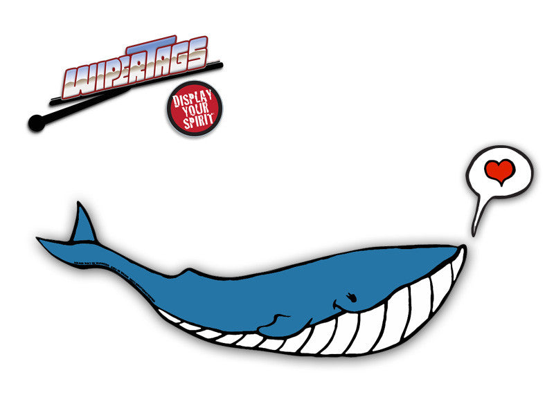 Beatrice the Whale WiperTags & Decals