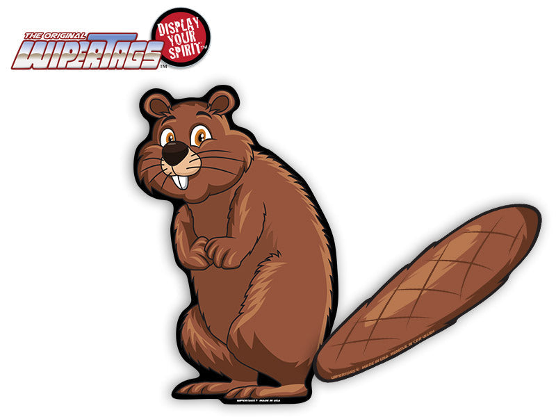 Beaver Waving Tail WiperTags