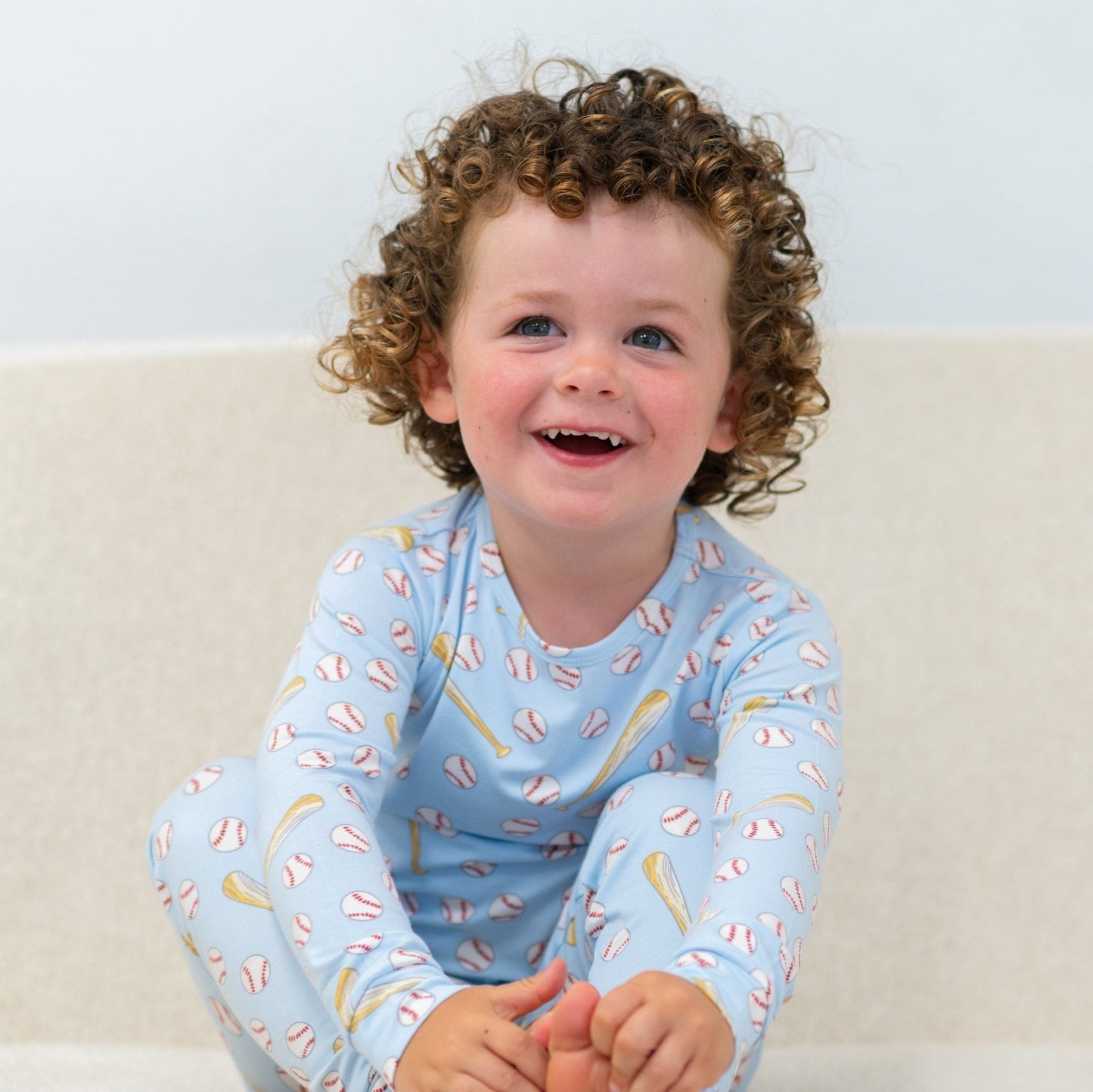 Classic Baseball 2-Piece Pajama Set