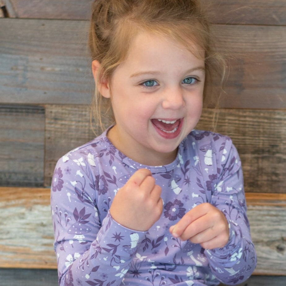 Mushroom Floral Pajama Set