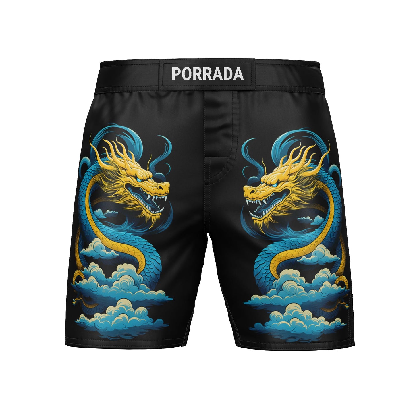 BLUE DRAGON FIGHT SHORTS