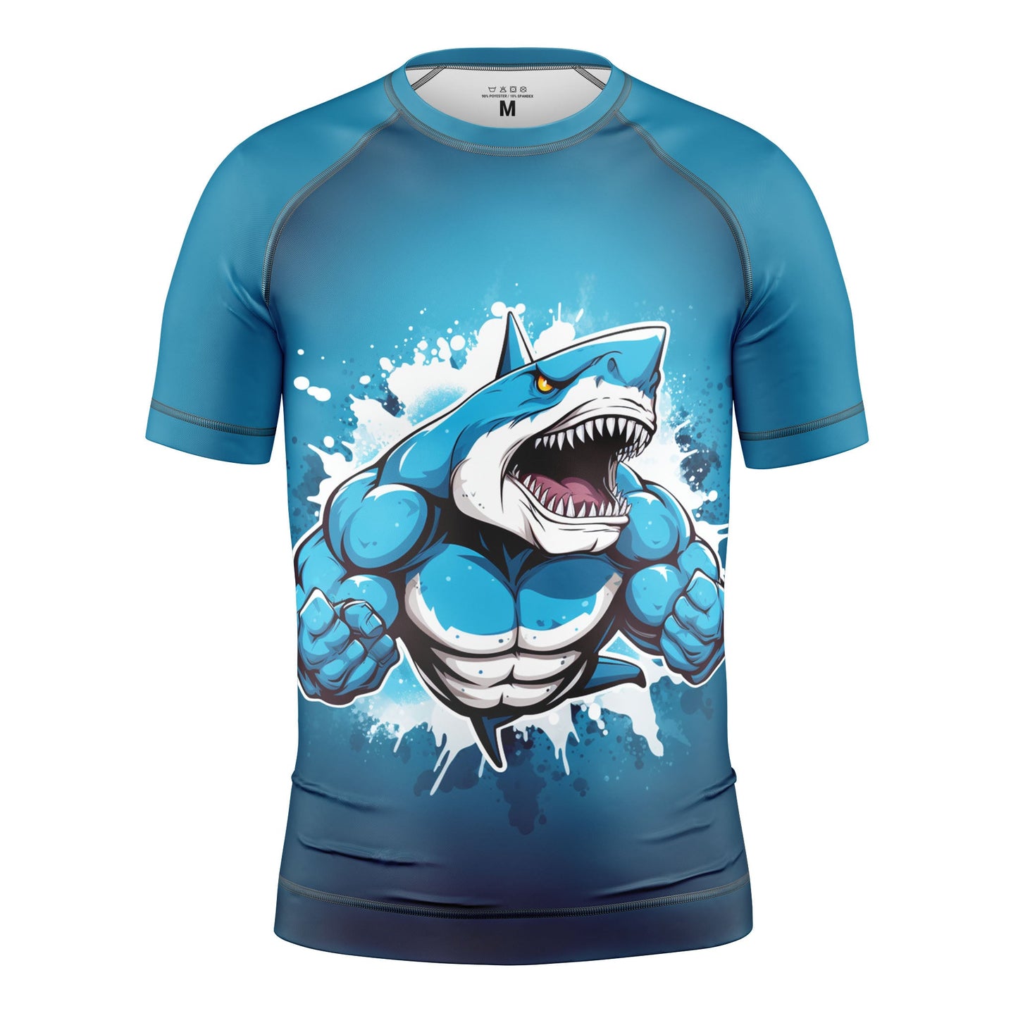 SHARK BEAST KIDS SHORT SLEEVE RASH GUARD