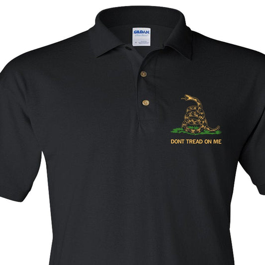 Black Gadsden Polo Shirt