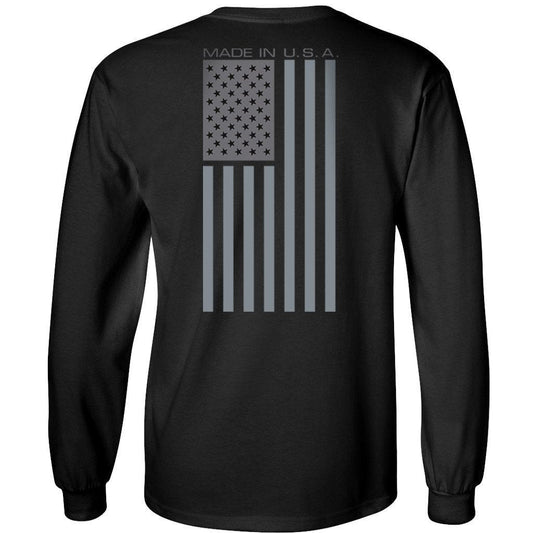 Made in USA Vertical Longsleeve - Black