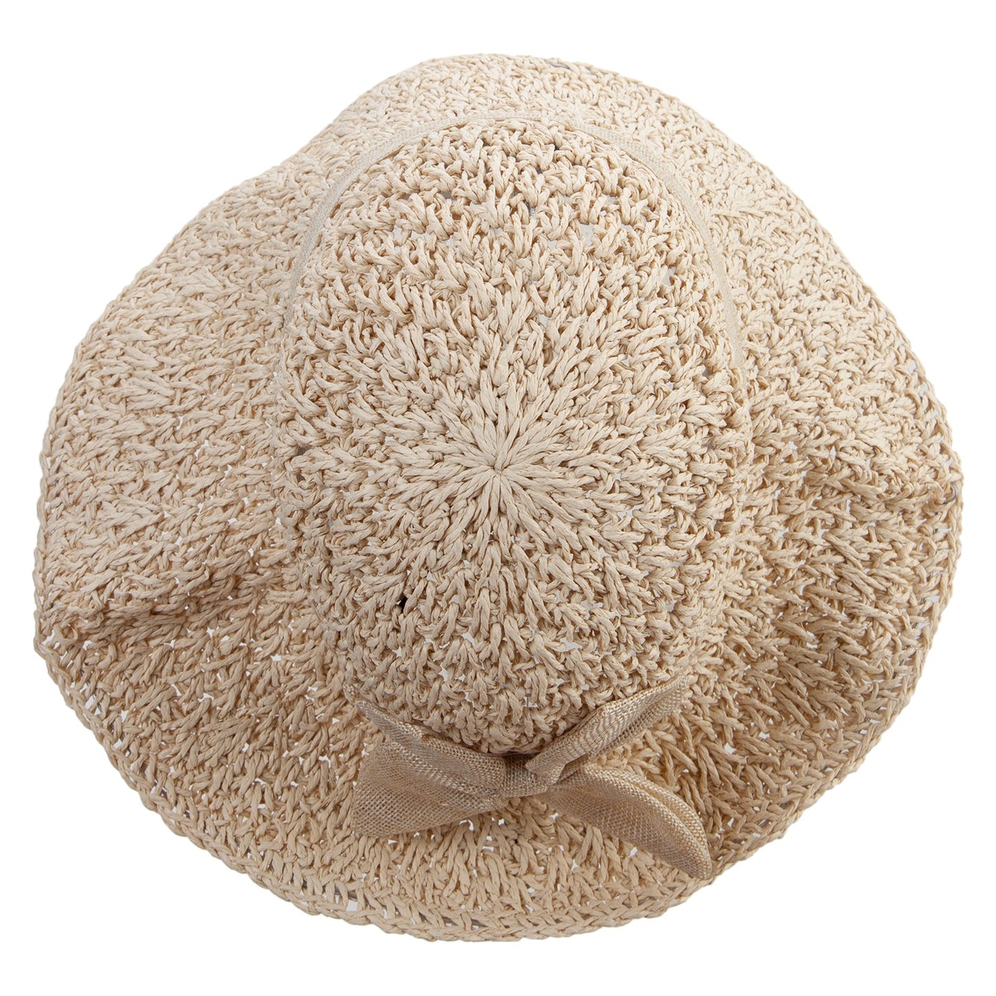 Women's 3.5 Brim Burlap Trim Bucket Hat