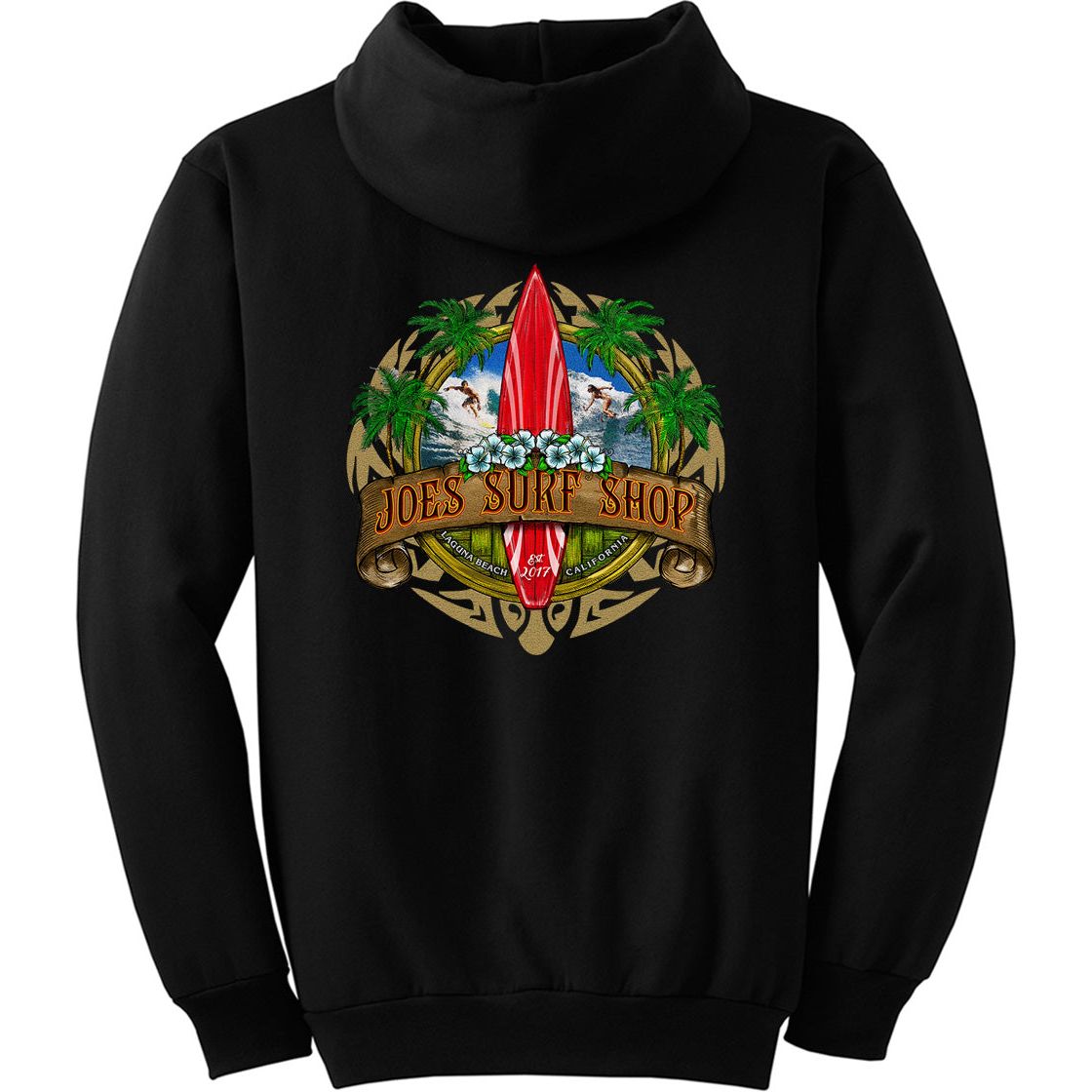 Pro perf hoodie - windsurfer navy peony stripe main image 1