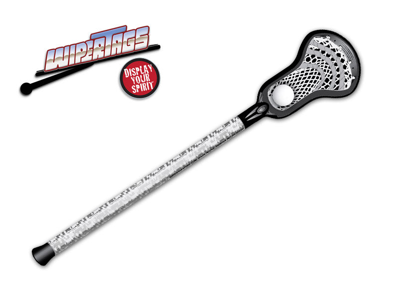 Lacrosse Stick Black WiperTag