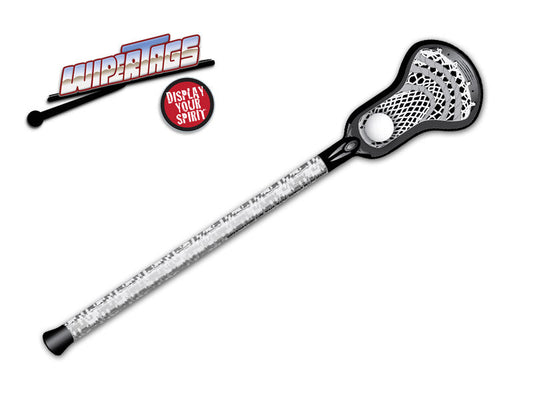 Lacrosse Stick Black WiperTag