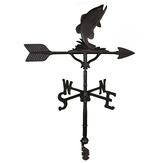 Bass Fishing 32" Weathervane | Patriot Forged in the USA