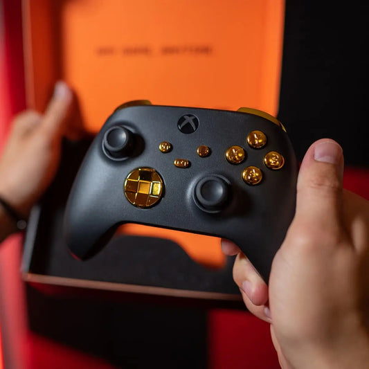 MODDEDZONE BLACK GOLD XBOX SERIES X CUSTOM MODDED CONTROLLER
