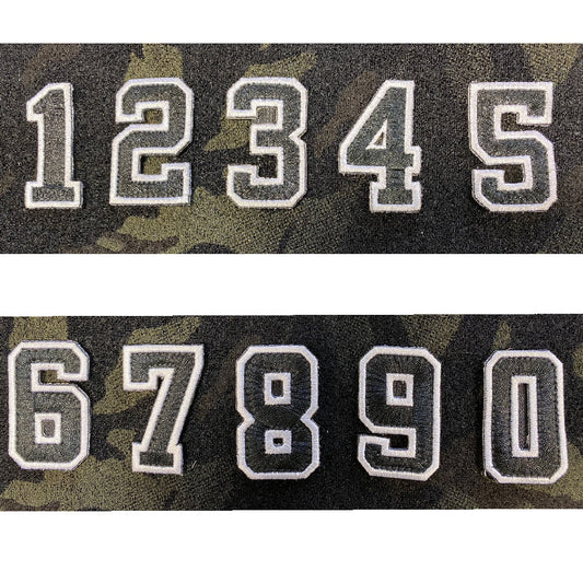 Tactical Numbers 2" x 1.25" - View All Colors