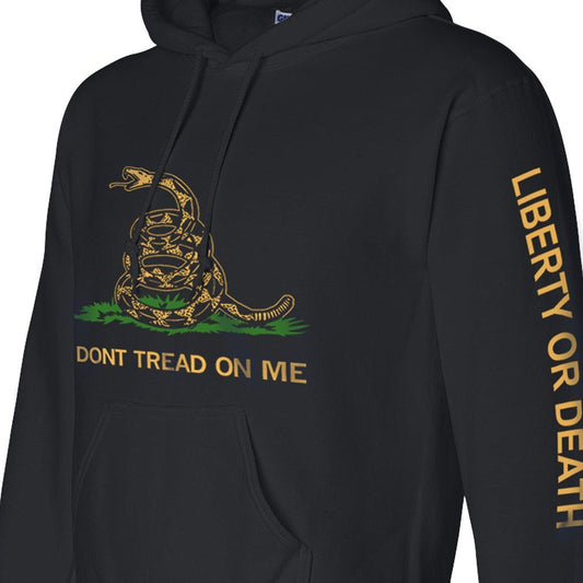 Black Gadsden Heavyweight Hoody