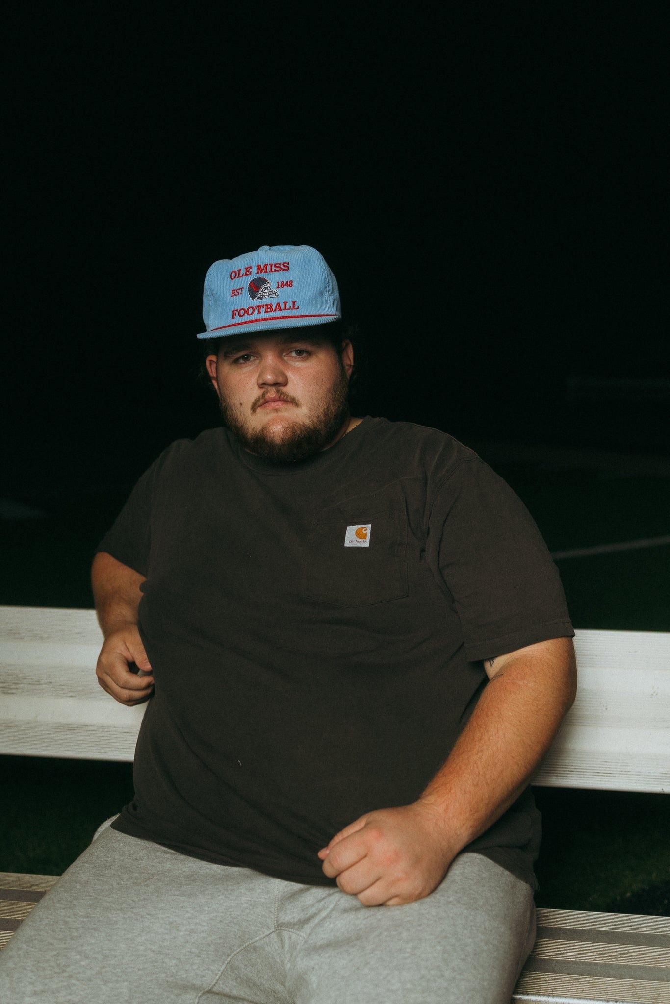 Blue Corduroy Ole Miss Football