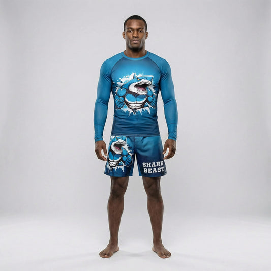 SHARK BEAST RASH GUARD