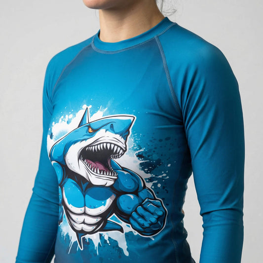 SHARK BEAST WOMEN RASH GUARD