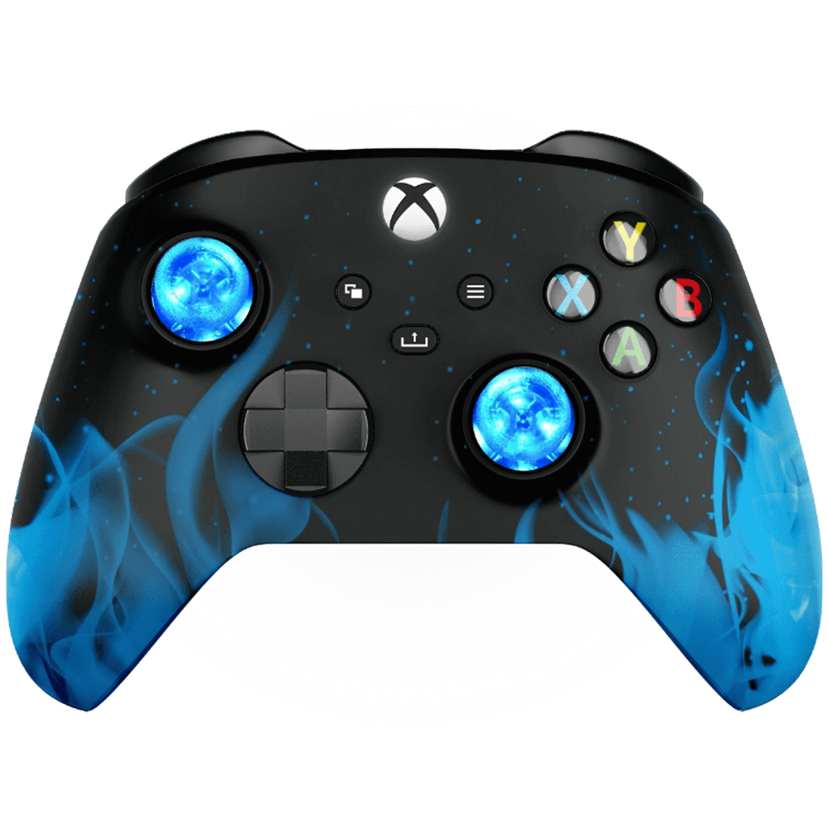MODDEDZONE BLUE FIRE XBOX SERIES X CUSTOM MODDED CONTROLLER