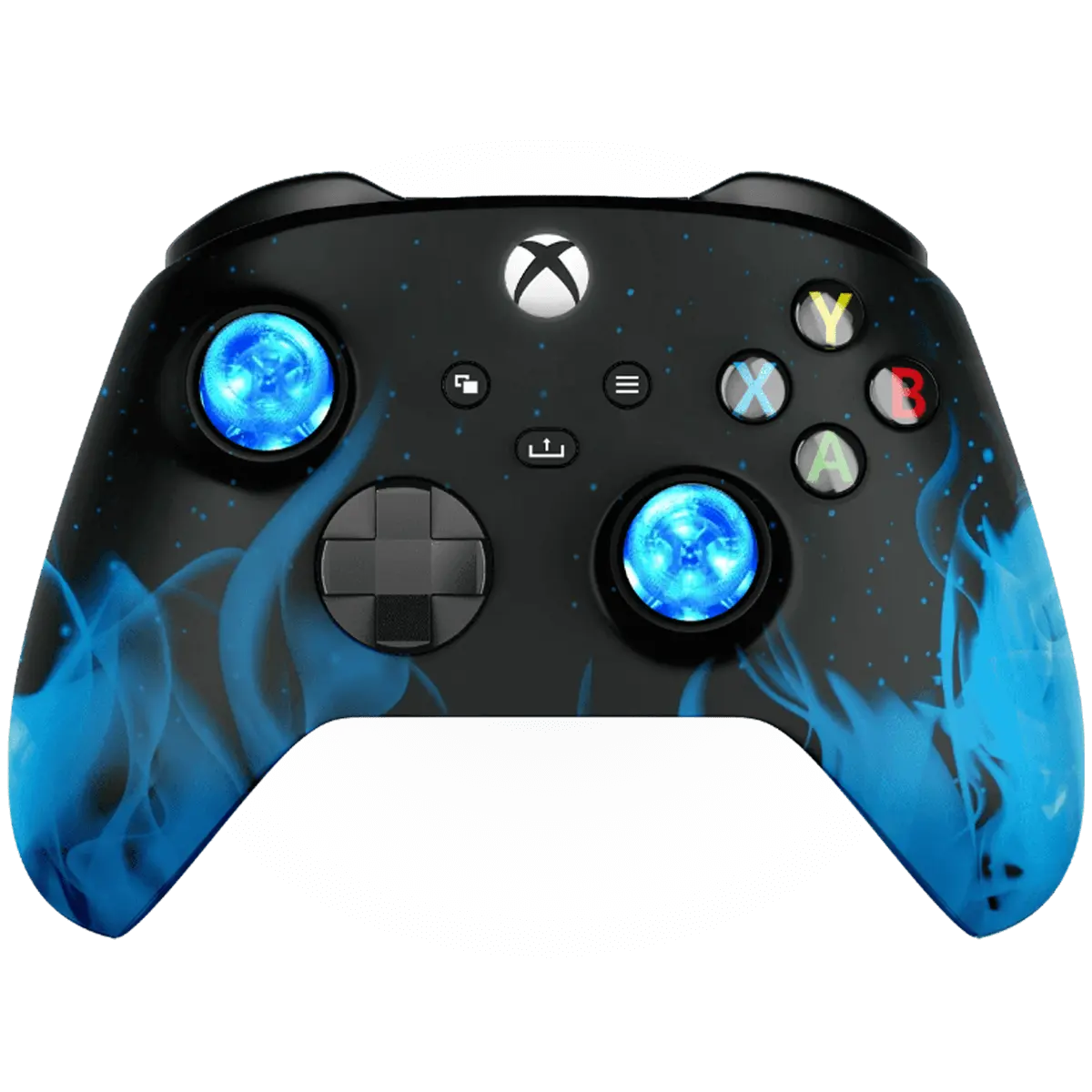MODDEDZONE BLUE FIRE XBOX SERIES X CUSTOM MODDED CONTROLLER