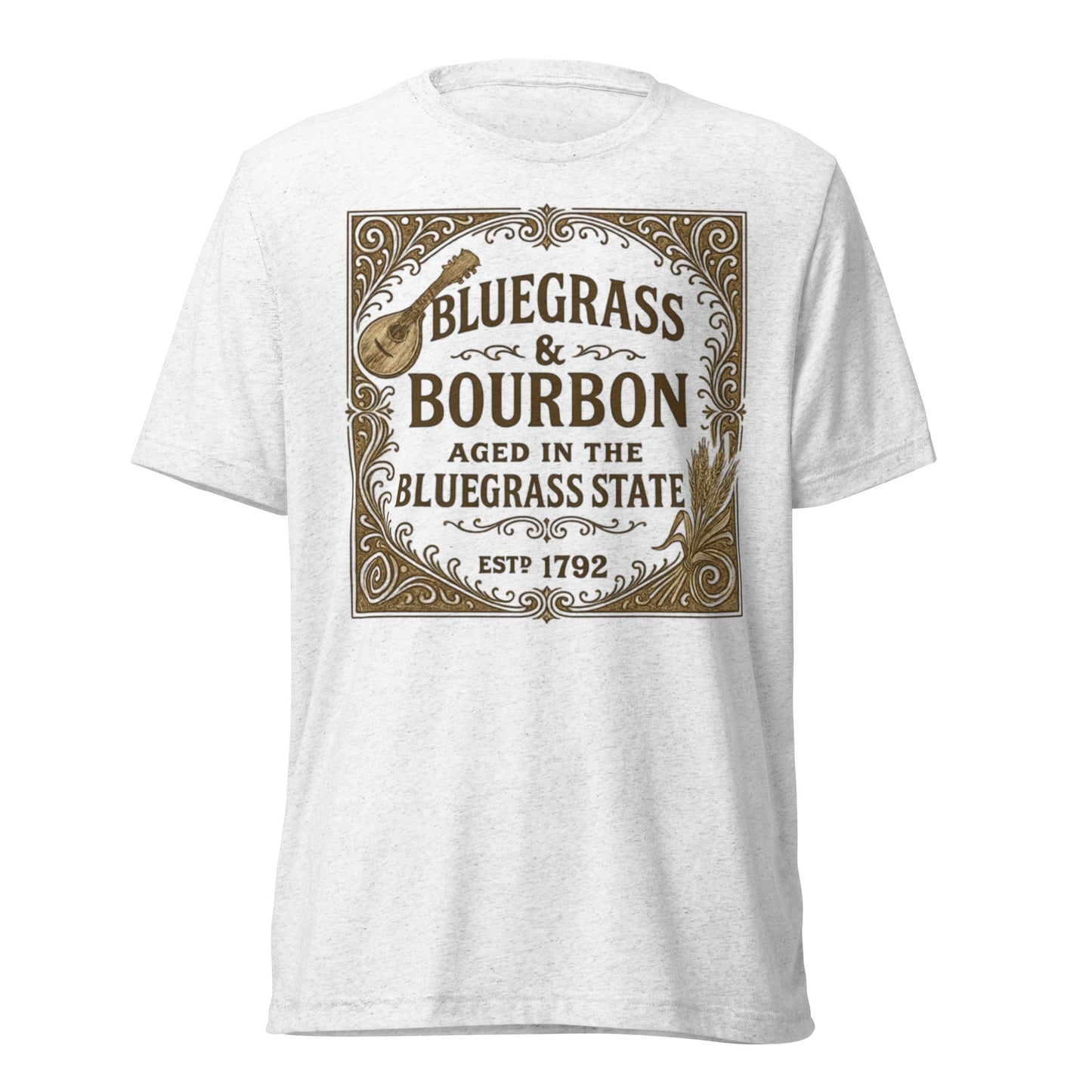 Bluegrass & Bourbon Vintage Label T-Shirt | Kentucky Heritage | Elite
