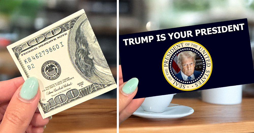 Trump is your President Prank Bills - Featuring Trump's Presidential Portrait