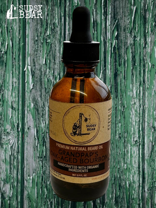 Grandpap's Oak Aged Bourbon- Premium Beard Oil