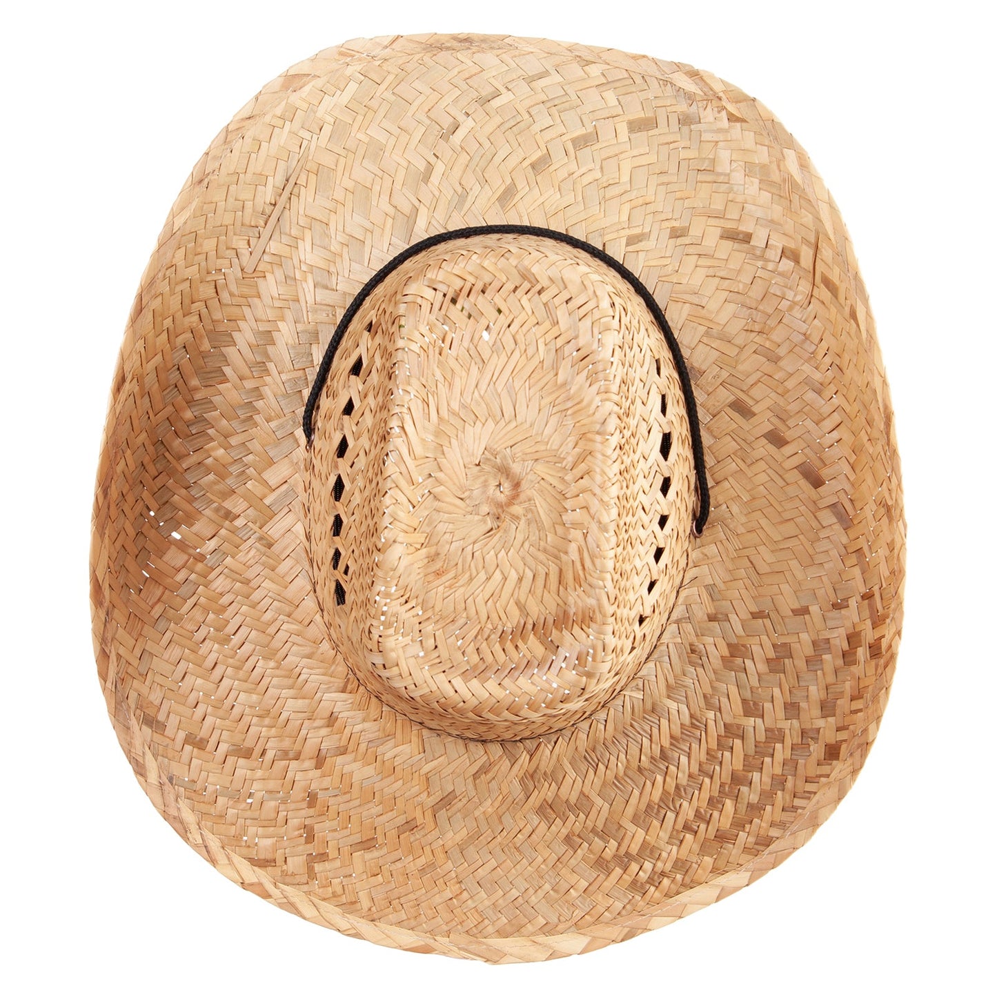 Elastic Tie Palm Leaf Vent Hat