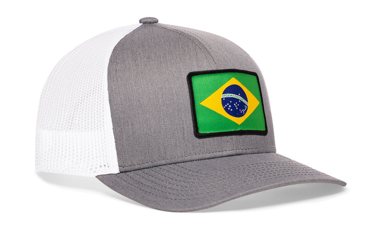 Brazil Flag International Trucker Hat | Brazilian Snapback