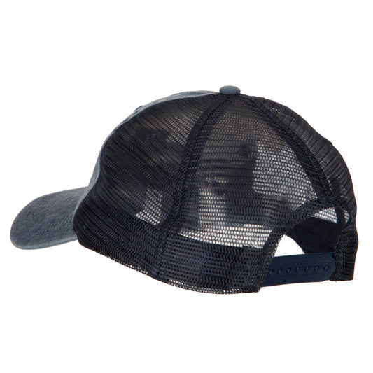 Big Size Washed Pigment Dyed Twill Trucker Cap