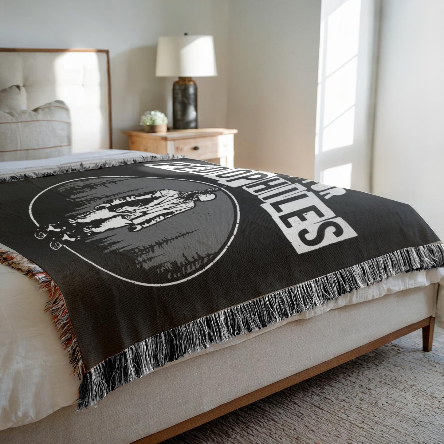 No Mercy Woven Blanket