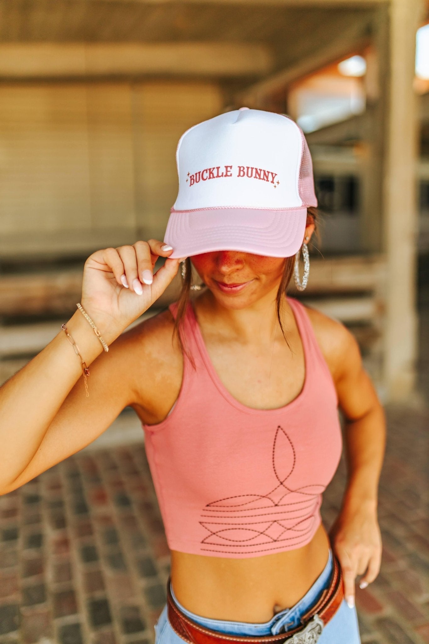 Buckle Bunny Trucker Hat