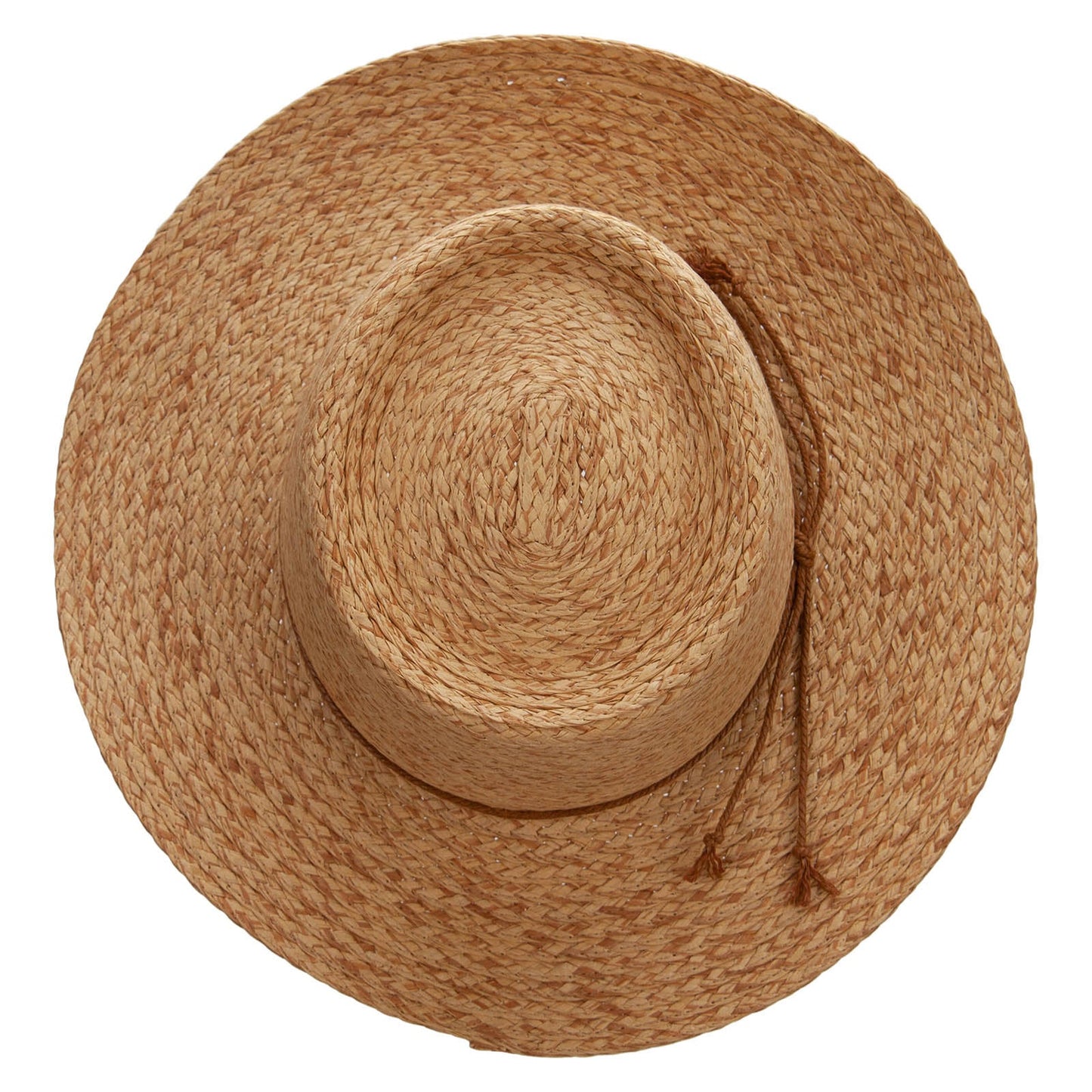 Women's Paper Braid 3" Brim Gambler Crown Hat