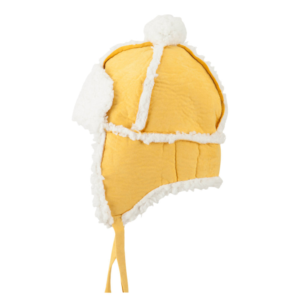 Boys' Pom Pom Polyester Trooper Hat