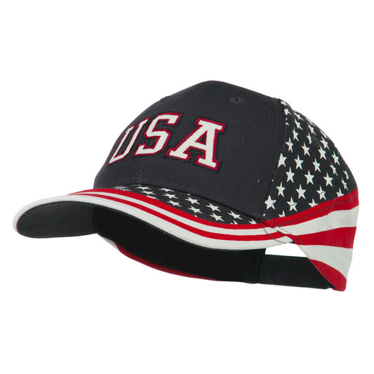 Cotton USA Flag Cap