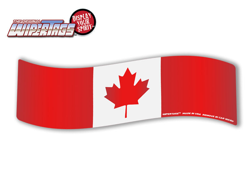 Canadian Maple Leaf Flag WiperTag