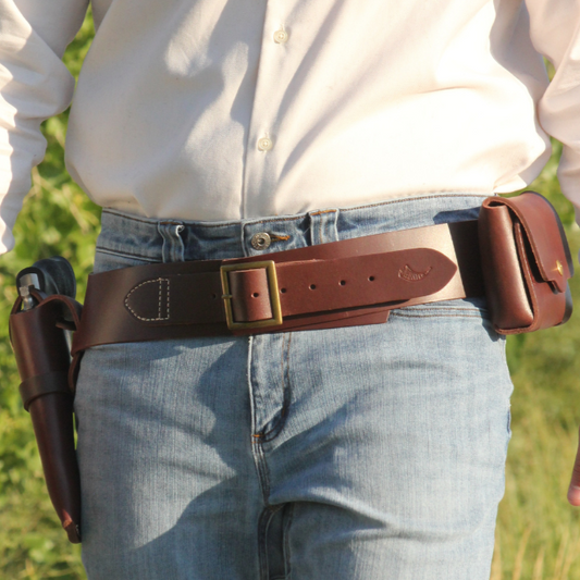 Single Drop Buscadero Belt - 2.75"