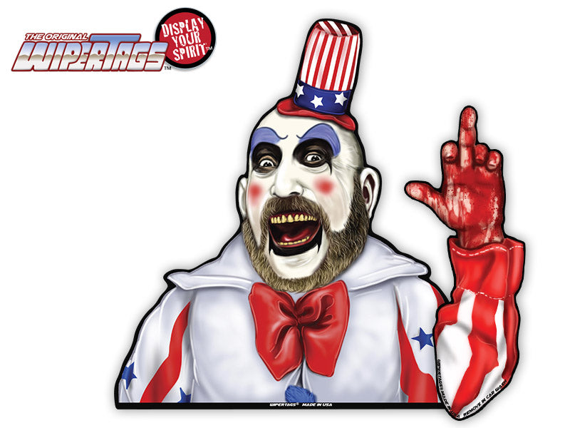 Captain Spaulding Salute WiperTag