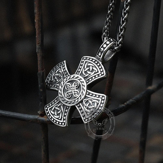 Celtic Knots Stainless Steel Viking Pendant