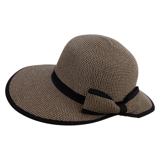 Women's Soft Paper Braid Split Brim Hat