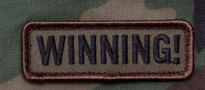 CLEARANCE - Winning! Morale Patch - Mil-Spec Monkey
