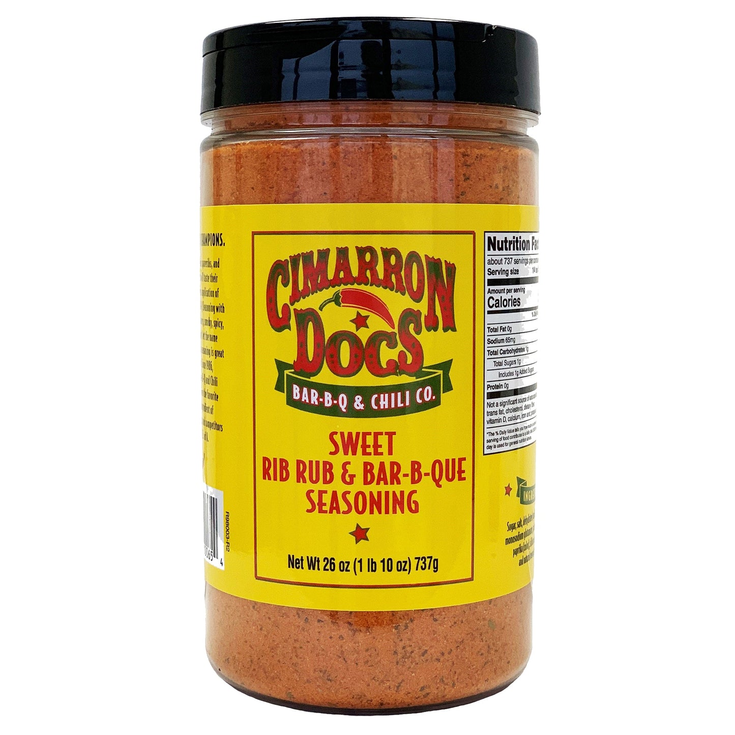 Cimarron Doc's Sweet Rib Rub & Bar-B-Q Seasoning | 1 lb. 10 oz