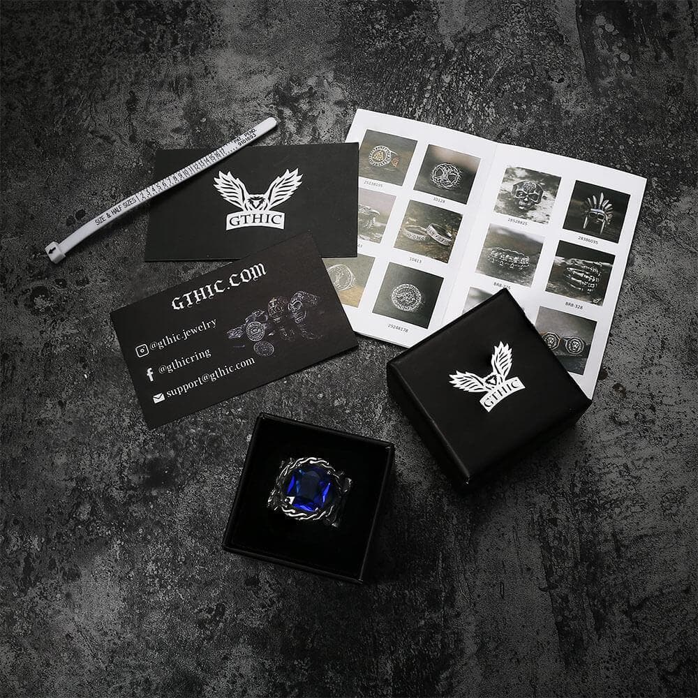 Classic Cross Knot Stainless Steel CZ Ring