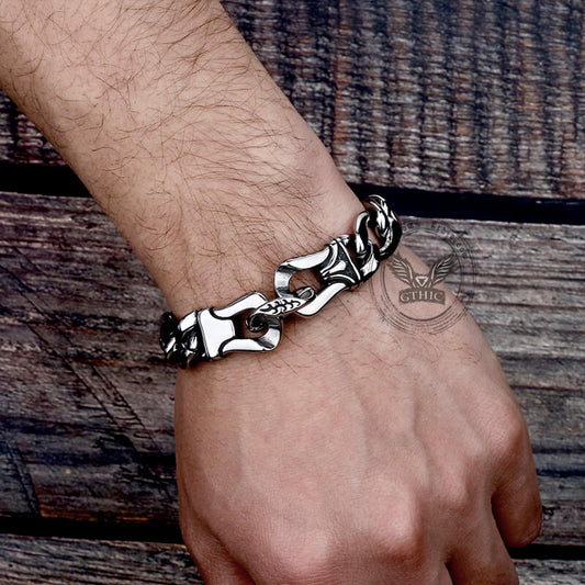 Classic Viking Totem Stainless Steel Bracelet