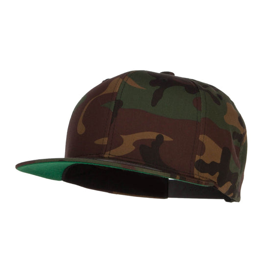 Camo Flexfit Flat Bill Cap