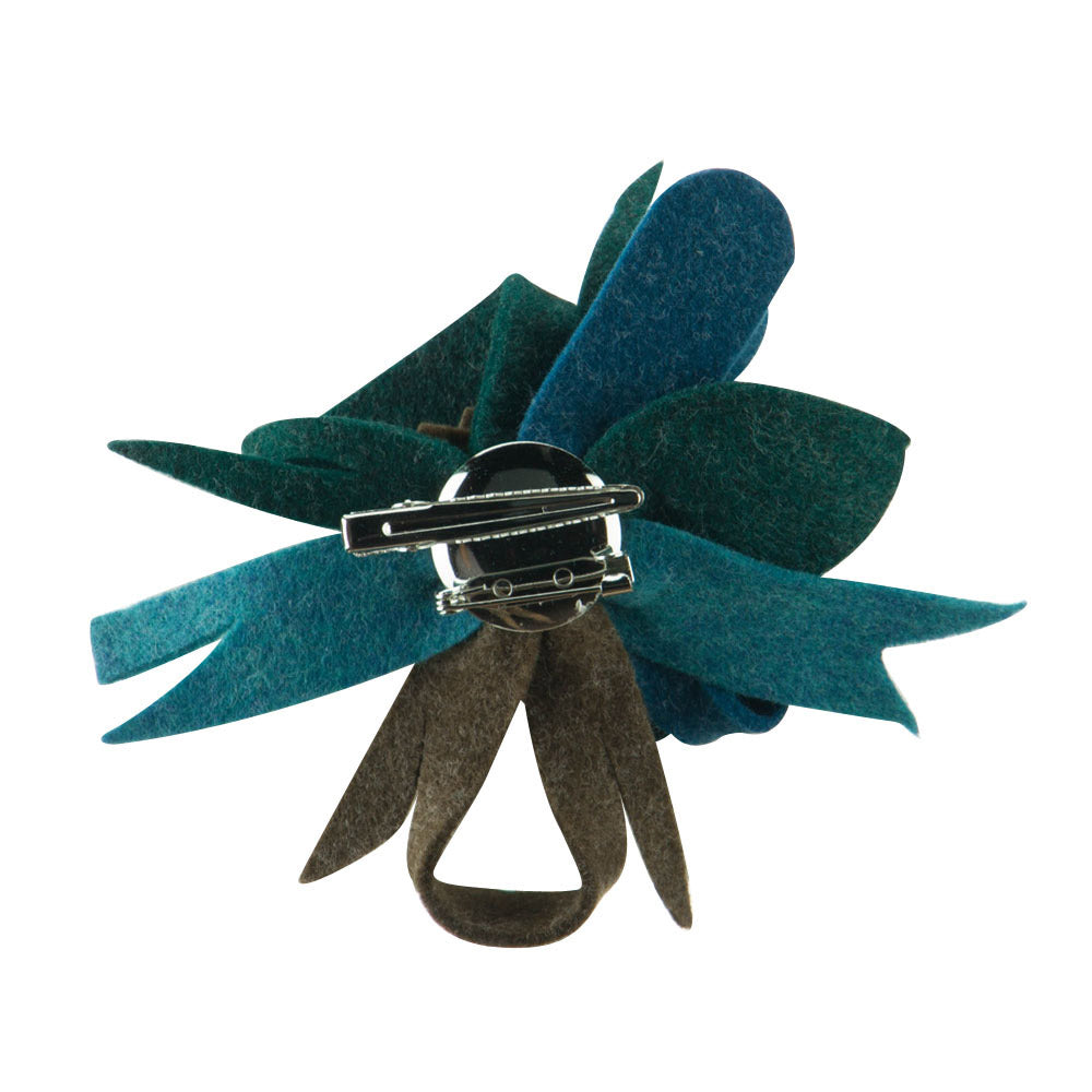 Small Felt Corsage Pin Hair Clip
